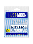 Салфетка вискозная 340х380 50 г/м2 10 шт Lemon Moon 1/27