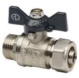 Кран шар д/трубы м/п 1/2*20 ш/ц уп.10шт.AQUALINK (2430)