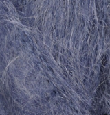 Пряжа "Mohair classic NEW" джинс-меланж-411