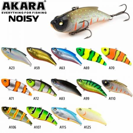 Воблер Akara Noisy 60S 8 гр. (2/7 oz 2,4 in) A107