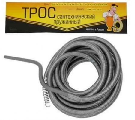 Трос сантехнический L-3,5м d-6мм (Ижевск, Магнитогорск)