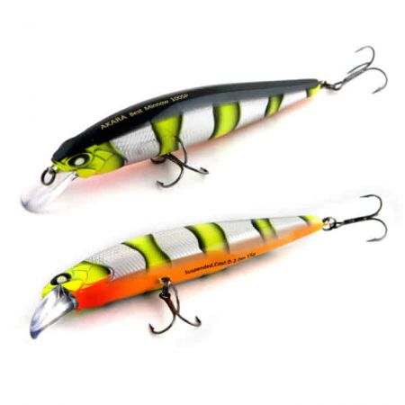 Воблер Akara Best Minnow 100SP 15 гр. (9/17 oz 3,9 in)  A72