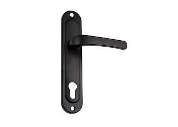 Ручки на планке 1.03.25 Eader 85 185-232m BL (черный матовый) (20)
