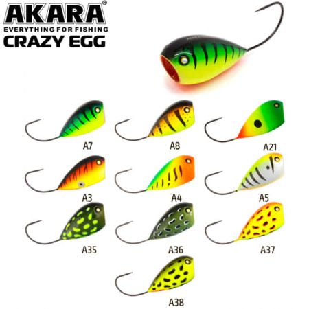 Воблер Akara Crazy Egg 55F 55 мм 14 гр. A21