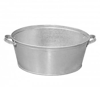 Таз 38,0 л оцинкованный круглый Лысьва 1/5