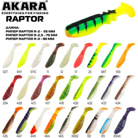 Рипер Akara  Raptor R-2  5 см 418 (5 шт.)