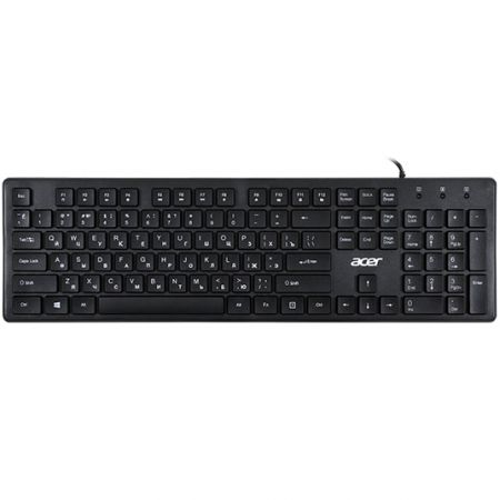 Клавиатура Acer OKW020 черный USB slim Клавиатура проводная