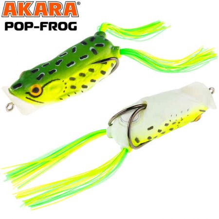 Лягушка Akara Pop-Frog 70 мм 18 гр. (3/5 oz 2,8 in)  2