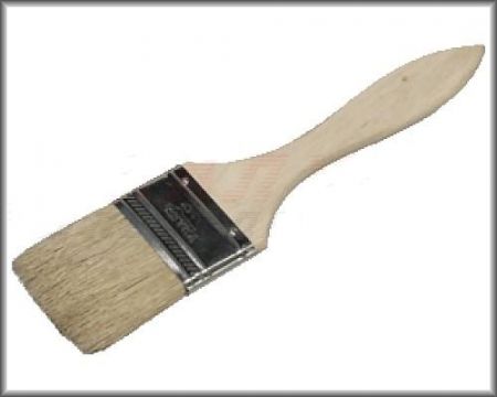 Кисть плоск. дер.руч. нат.щет. 50мм(2") СЛОБОДСКОЙ руч.10мм (КФ-50-10)