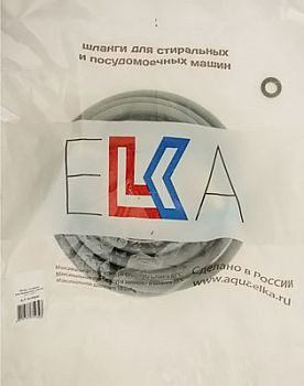Шланг для стиральных машин наливной 4м  в инд. упаковке 1/50 el