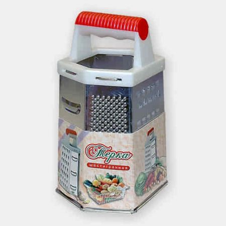 Терка бытовая 6-ти гр. 22см (MultiDoM)